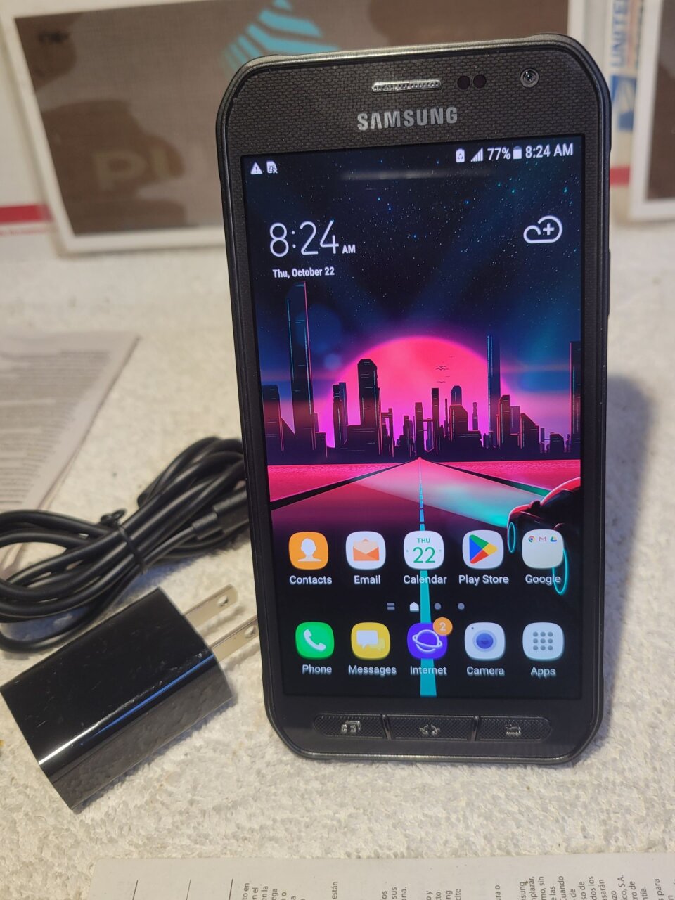 Samsung Galaxy S6 32gb Storage / Usb And Wall Adap