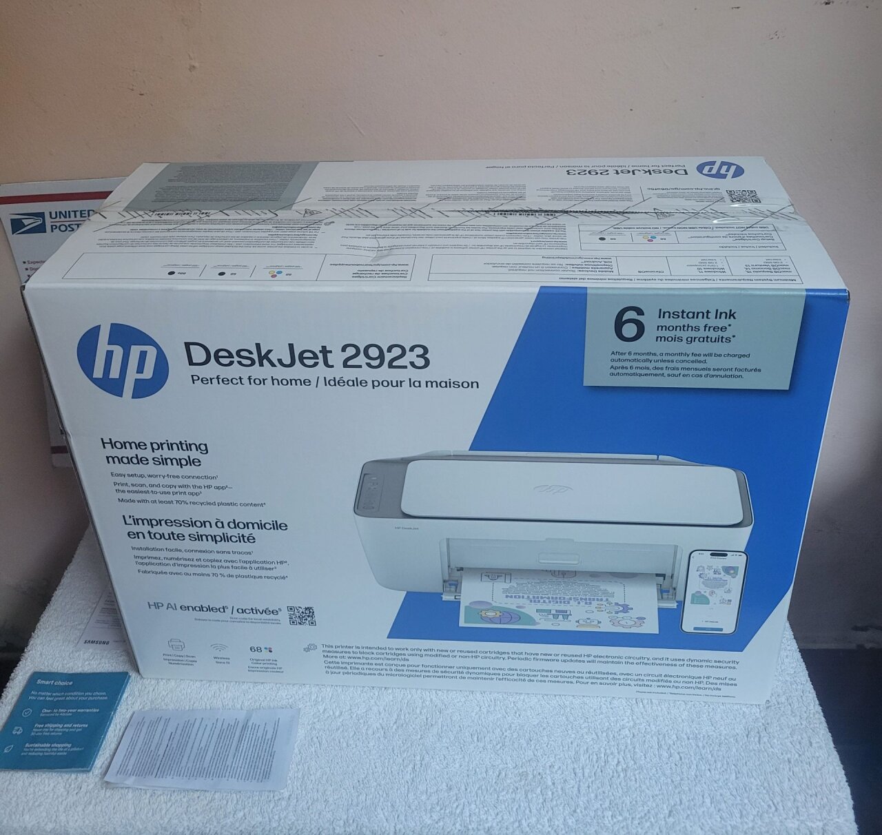 Brand New Hp Printer With Scanner With Ink Color