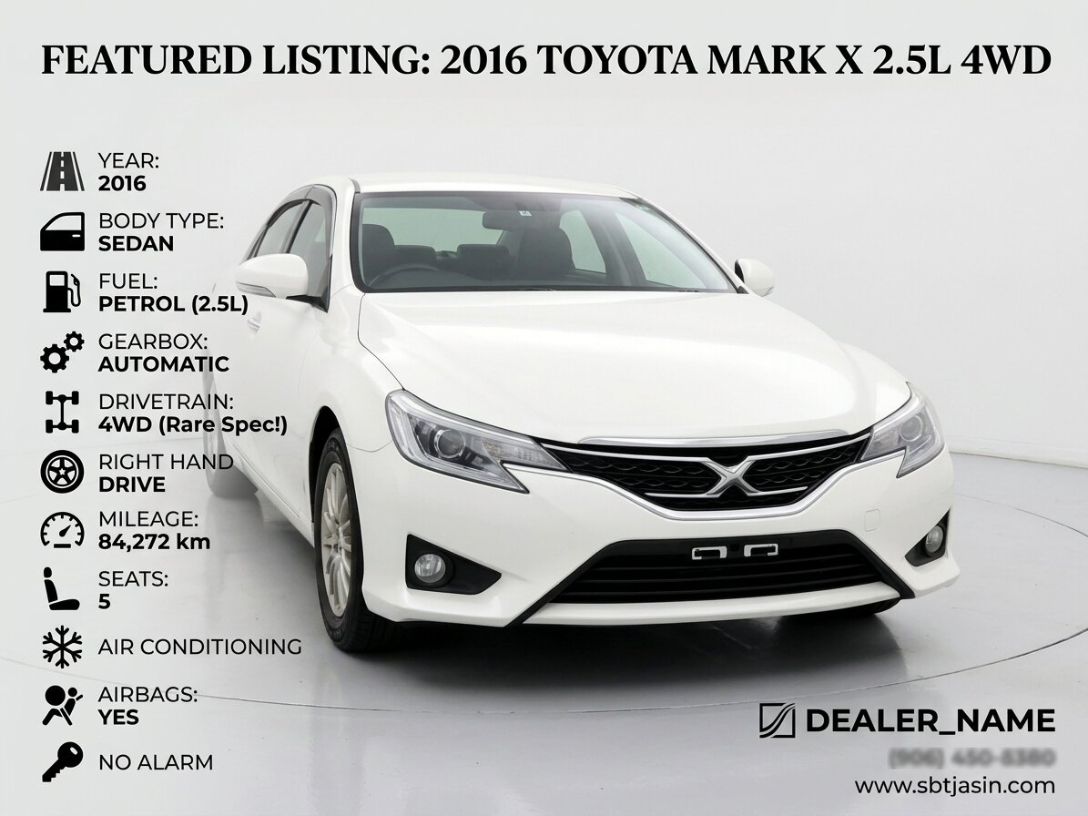 2016 Toyota Mark X