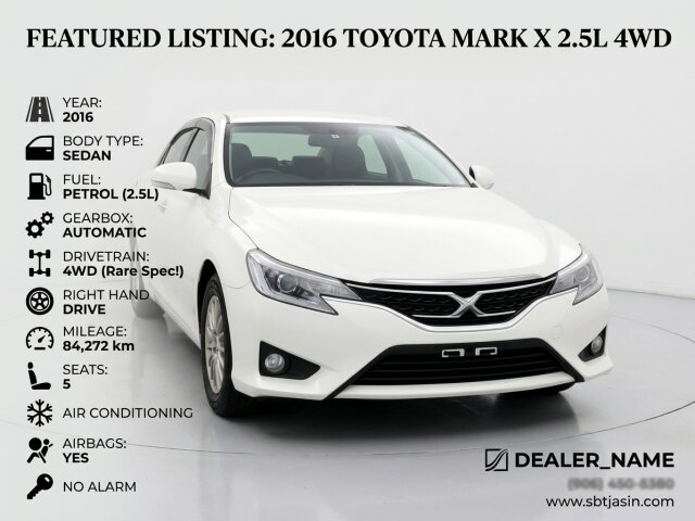 2016 Toyota Mark X